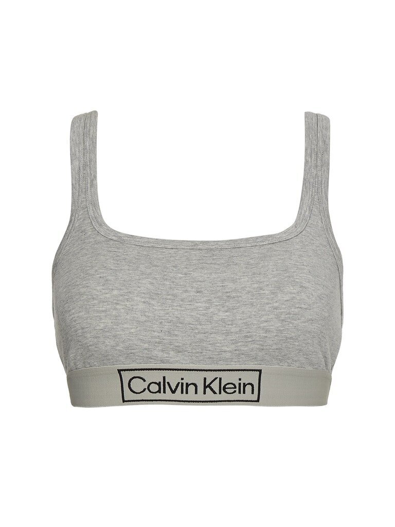 Sporta krūšturis Calvin Klein UNLINED BRALETTE, pelēks 000QF6768E P7A 45119 цена и информация | Krūšturi | 220.lv