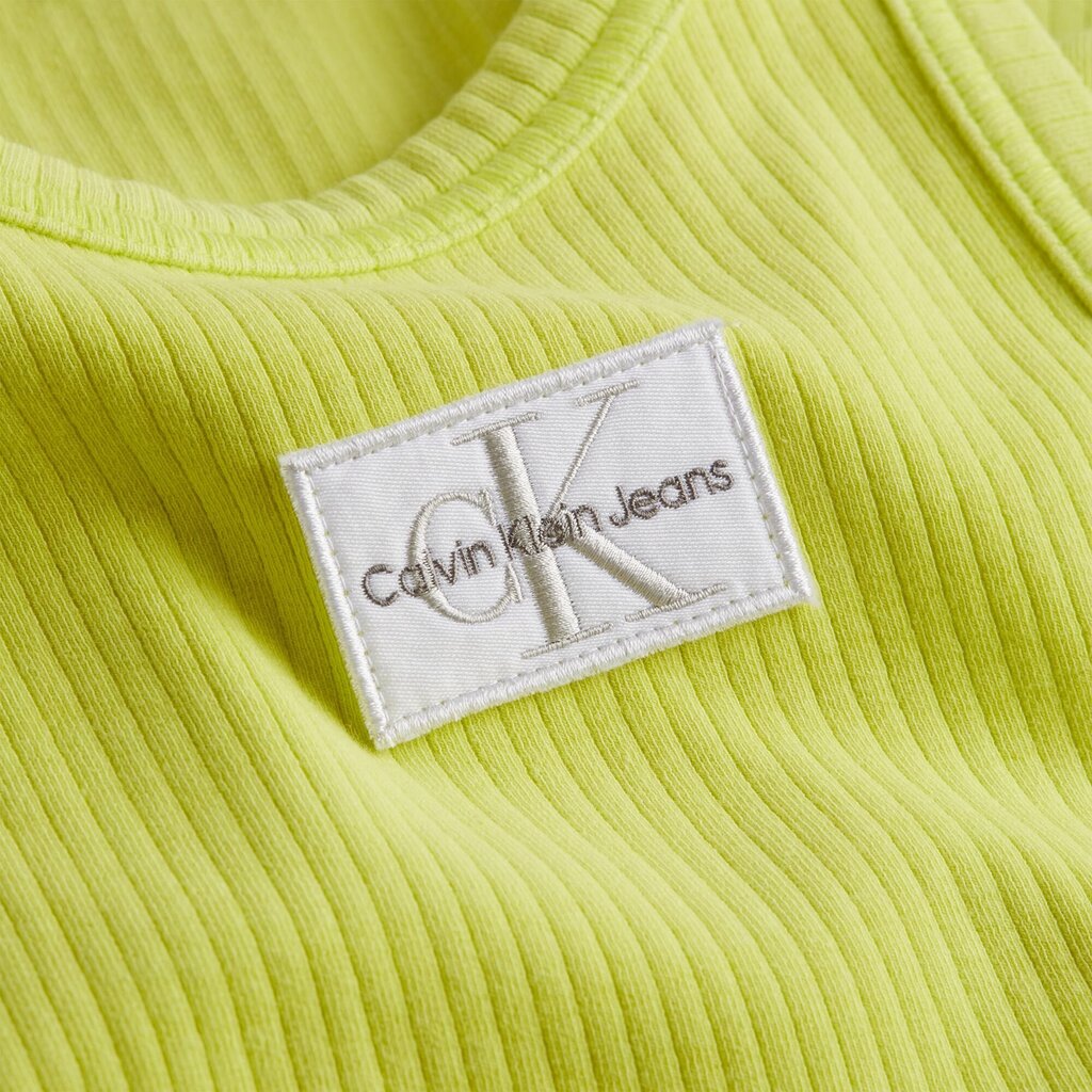 Kleita Calvin Klein ACID WASH RIB TANK DRESS LIME J20J218704 LRE 45363 cena un informācija | Svārki | 220.lv