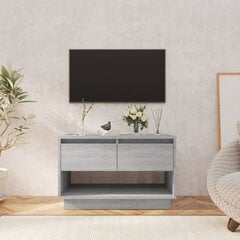 vidaXL TV skapītis, pelēcīga ozola krāsa, 70x41x44 cm, skaidu plāksne cena un informācija | TV galdiņi | 220.lv