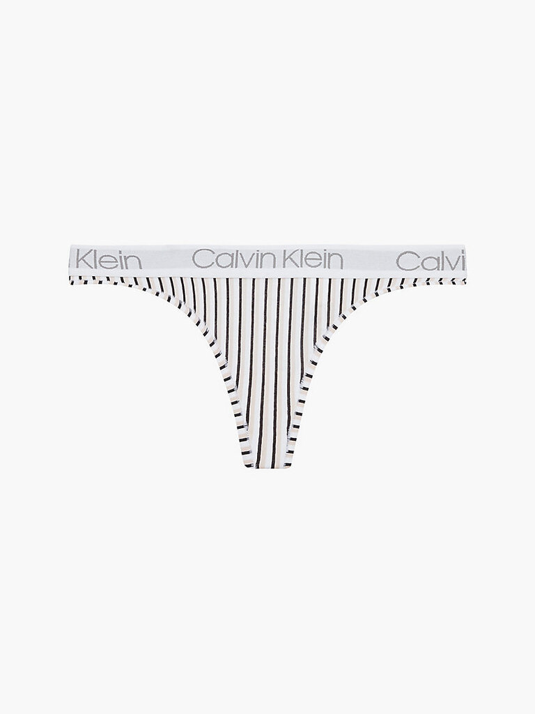 Sieviešu biksītes-stringi Calvin Klein THONG WHITE 000QD3751E 13Q 45734 цена и информация | Sieviešu biksītes | 220.lv