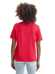 Женская футболка Tommy Hilfiger T-SHIRT REGULAR TH CIRCLE OPEN-NK TEE SS PINK WW0WW33525 TZR 45806 цена и информация | Женские футболки | 220.lv