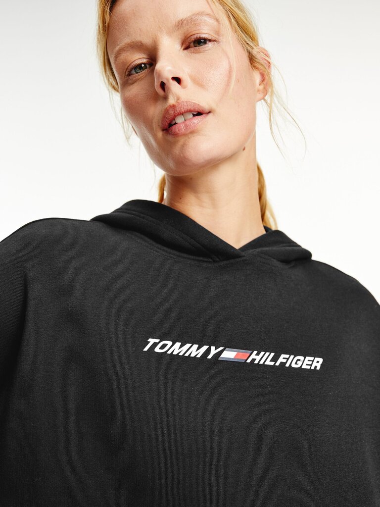 Džemperis sievietēm Tommy Hilfiger REGULAR GRAPHIC HOODIE LS, melns S10S101130 BDS 42560 цена и информация | Sieviešu džemperi | 220.lv