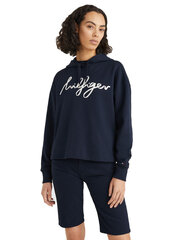 Женская толстовка Tommy Hilfiger RELAXED HILFIGER SCRIPT HOODIE NAVY WW0WW34479 DW5 45802 цена и информация | Женские кофты | 220.lv