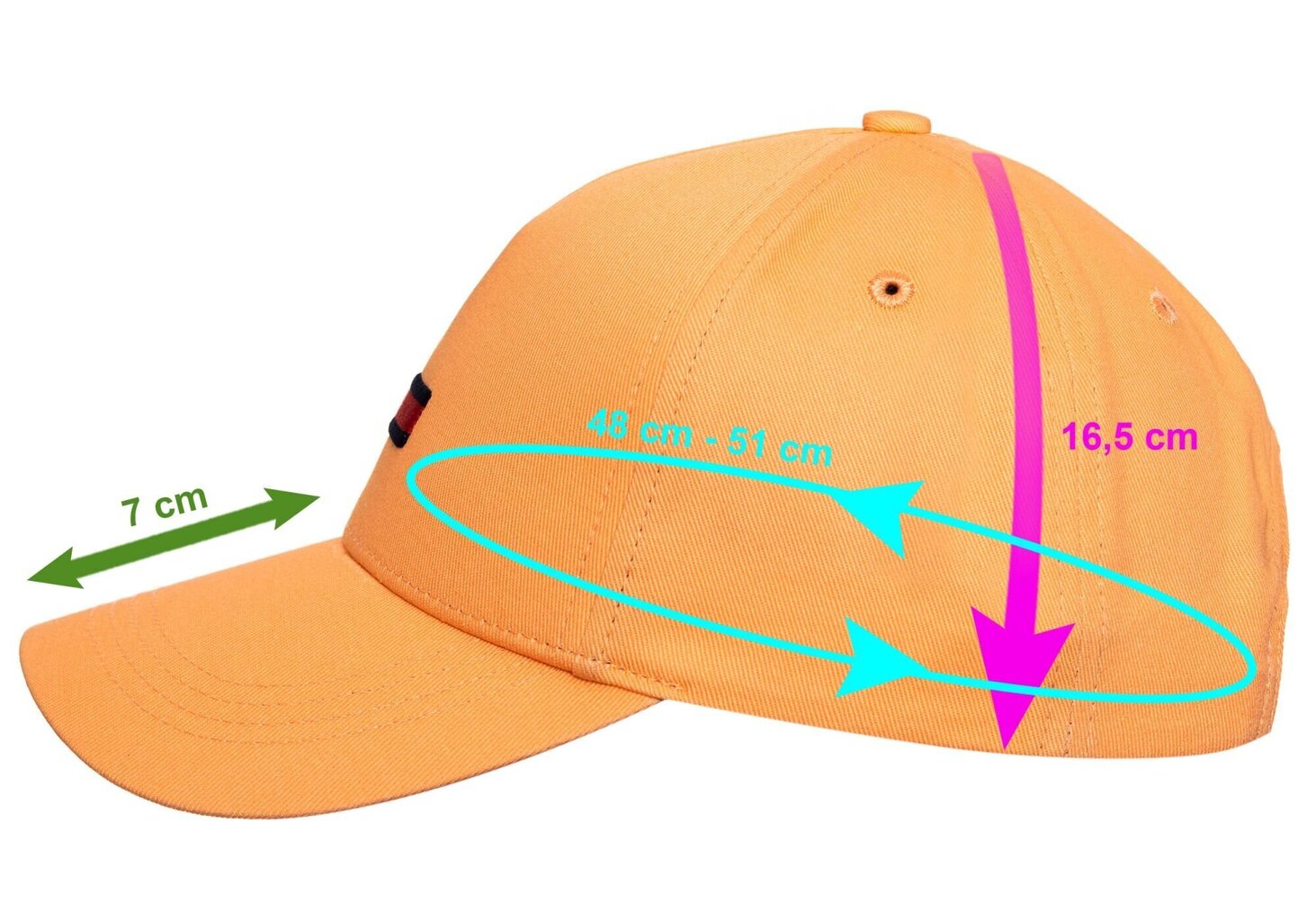 Cepure ar nagu sievietēm Tommy Hilfiger TJW FLAG CAP, persiku krāsā AW0AW08059 SAQ 37453 cena un informācija | Sieviešu cepures | 220.lv