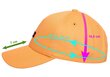 Cepure ar nagu sievietēm Tommy Hilfiger TJW FLAG CAP, persiku krāsā AW0AW08059 SAQ 37453 cena un informācija | Sieviešu cepures | 220.lv