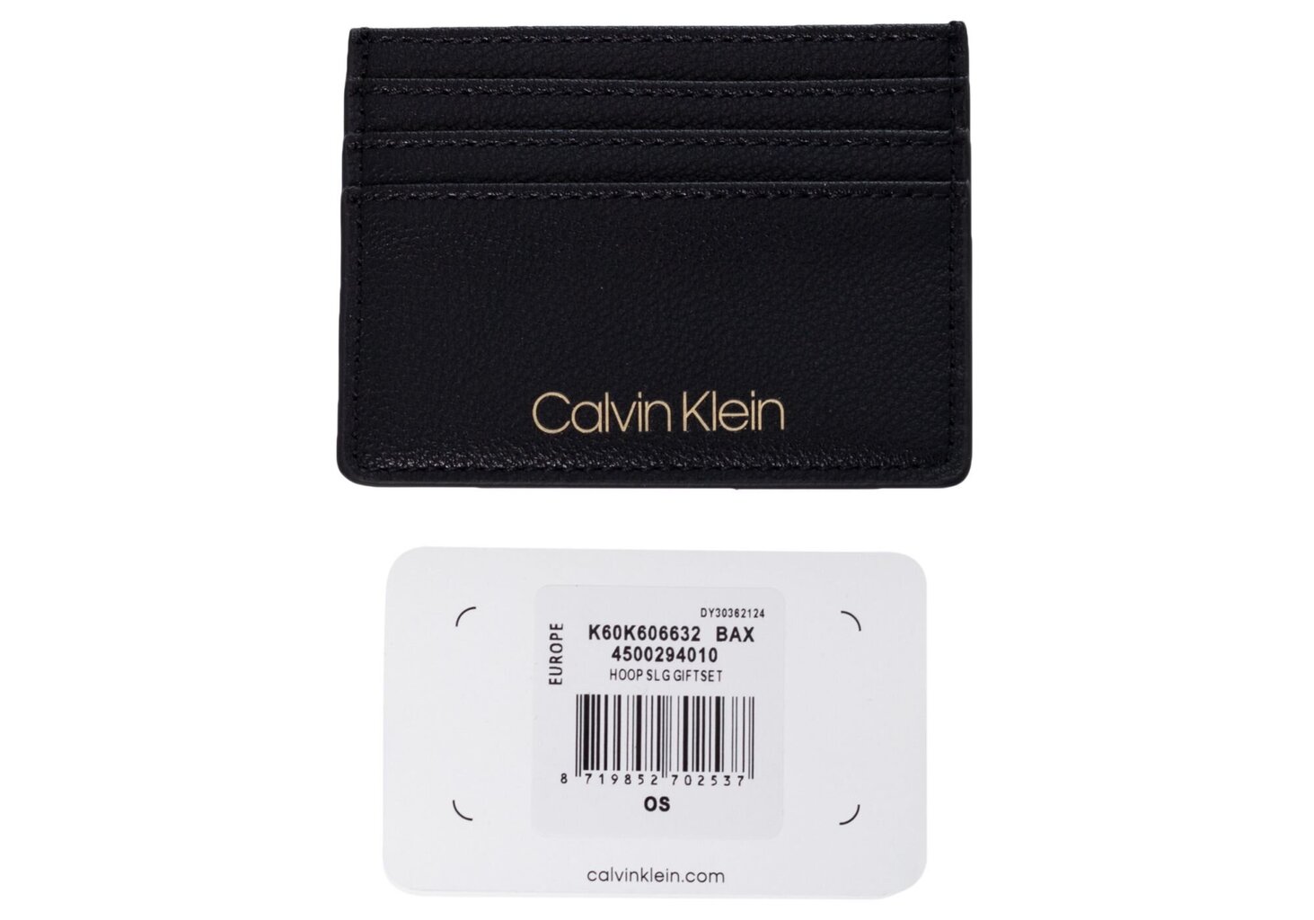 Dāvanu komplekts (maks + atslēgu piekariņš) Calvin Klein PREZENT HOOP SLG GIFTSET BLACK K60K606632 BAX 36477 цена и информация | Sieviešu maki, karšu maki | 220.lv