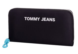 Женский кошелек Tommy Hilfiger TJW NAUTICAL MIX LRG WALLET NYL BLACK AW0AW08414 0F4 37521 цена и информация | Женские кошельки, держатели для карточек | 220.lv