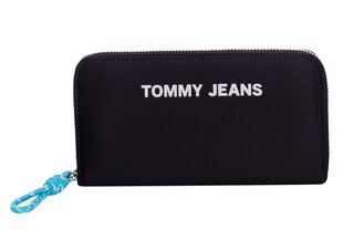 Sieviešu maks Tommy Hilfiger TJW NAUTICAL MIX LRG WALLET NYL BLACK AW0AW08414 0F4 37521 cena un informācija | Sieviešu maki, karšu maki | 220.lv