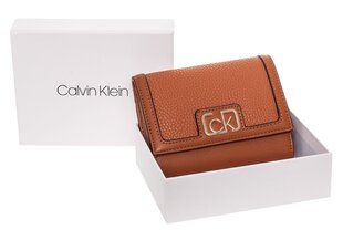 Женский кошелек Calvin Klein TRIFOLD MD, коньяк K60K607171 GC9 36733 цена и информация | Женские кошельки, держатели для карточек | 220.lv