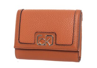 Женский кошелек Calvin Klein TRIFOLD MD, коньяк K60K607171 GC9 36733 цена и информация | Женские кошельки, держатели для карточек | 220.lv