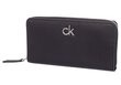 Maks sievietēm Calvin Klein Z/A WALLET LG BLACK K60K607180 BAX 36753 cena un informācija | Sieviešu maki, karšu maki | 220.lv