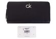 Maks sievietēm Calvin Klein Z/A WALLET LG BLACK K60K607180 BAX 36753 cena un informācija | Sieviešu maki, karšu maki | 220.lv