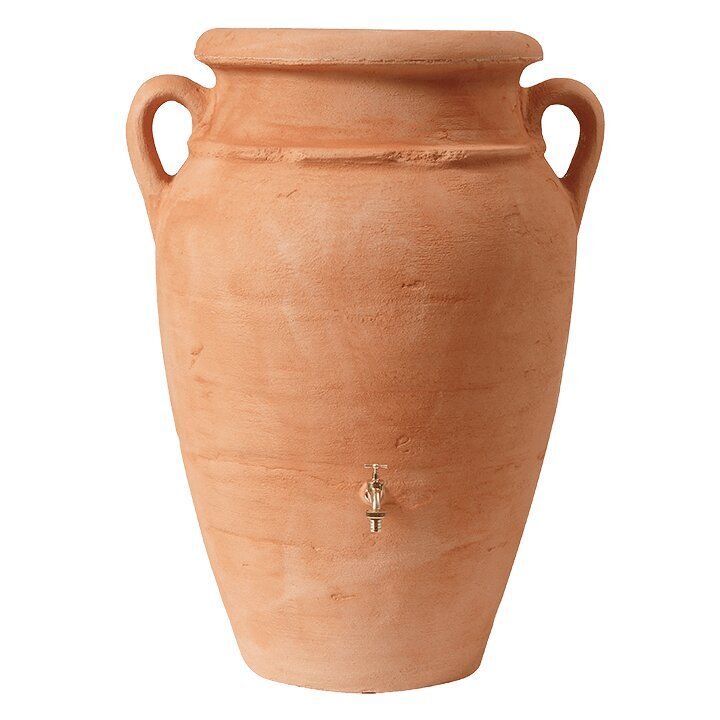 Lietus ūdens tvertne, Antiik Amphora terracotta 360L, Garantia цена и информация | Komposta kastes un āra konteineri | 220.lv