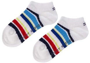 Детские носки Tommy Hilfiger 2 пары, белые/разноцветные 701218371 001 44455 цена и информация | Носки, колготки для мальчиков | 220.lv