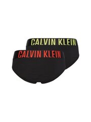 Apakšbikses vīriešiem Calvin Klein SLIPY HIP BRIEF 2 pāri, melnas 000NB2601A W3M 44994 цена и информация | Мужские трусы | 220.lv