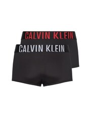 Apakšbikses vīriešiem Calvin Klein 2 pāri, LOW RISE TRUNK, melnas 000NB2599A X2M 44998 cena un informācija | Vīriešu apakšbikses | 220.lv