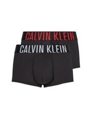 Apakšbikses vīriešiem Calvin Klein 2 pāri, LOW RISE TRUNK, melnas 000NB2599A X2M 44998 cena un informācija | Vīriešu apakšbikses | 220.lv