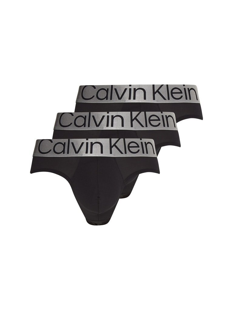 Apakšbikses vīriešiem Calvin Klein SLIPY HIP BRIEF 3 pāri, melnas  000NB3073A 7V1 45030 cena | 220.lv