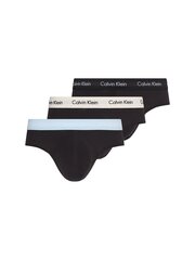 Мужские трусы Calvin Klein SLIPY HIP BRIEF 3 пары, черные 0000U2661G 1UV 45093 цена и информация | Мужские трусы | 220.lv