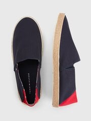 Espadrilles vīriešiem Tommy Hilfiger EASY SUMMER SLIP ON, tumši zilas FM0FM00569 403 45362 цена и информация | Мужские ботинки | 220.lv