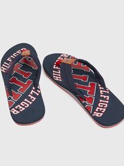 Женские шлепанцы Tommy Hilfiger ESSENTIAL TH BEACH SANDAL, темно-синие FM0FM01369 403 45419 цена и информация | Мужские шлепанцы, босоножки | 220.lv