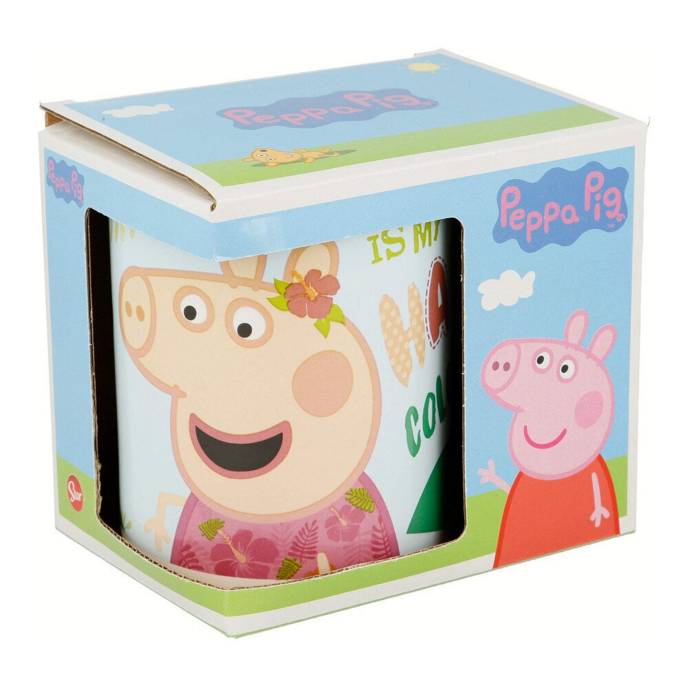 Krūze Peppa Pig Having Fun 325 ml (11,7 x 10 x 8,7 cm) cena un informācija | Glāzes, krūzes, karafes | 220.lv