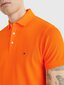 Vīriešu polo krekls TOMMY HILFIGER T-SHIRT 1985 SLIM POLO, oranžs MW0MW17771 SGH 45539 цена и информация | Vīriešu T-krekli | 220.lv