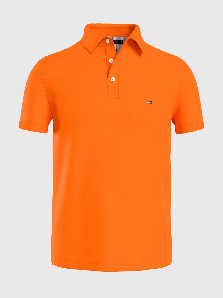 Vīriešu polo krekls TOMMY HILFIGER T-SHIRT 1985 SLIM POLO, oranžs MW0MW17771 SGH 45539 цена и информация | Vīriešu T-krekli | 220.lv