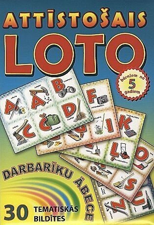 Attīstošais loto. Darbarīku ābece цена и информация | Galda spēles | 220.lv