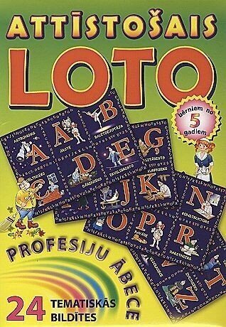 Attīstošais loto. Profesiju ābece cena un informācija | Galda spēles | 220.lv