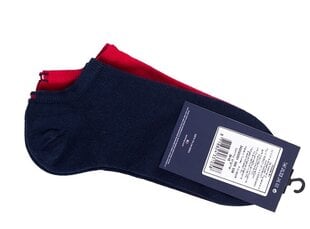 Мужские носки Tommy Hilfiger, 2 пары, красные/темно-синие 342023001 085 24155 цена и информация | Мужские носки | 220.lv