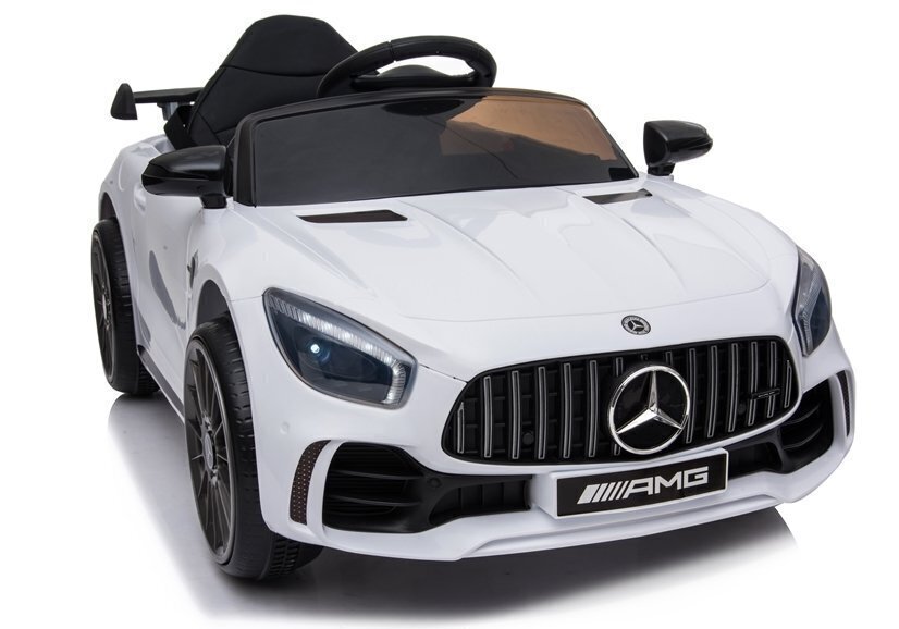 Elektromobilis Mercedes AMG GT R, balts цена и информация | Bērnu elektroauto | 220.lv