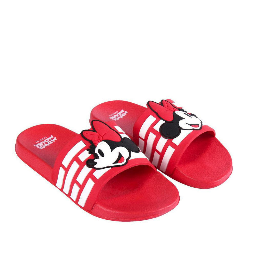 Pludmales sandales bērniem Minnie Mouse Sarkans: Apavu Izmērs - 27 цена и информация | Bērnu apavi pludmalei | 220.lv
