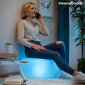 Piepūšams sēdeklis ar daudzkrāsu LED un tālvadības pulti Pulight InnovaGoods цена и информация | Piepūšamie matrači un mēbeles | 220.lv