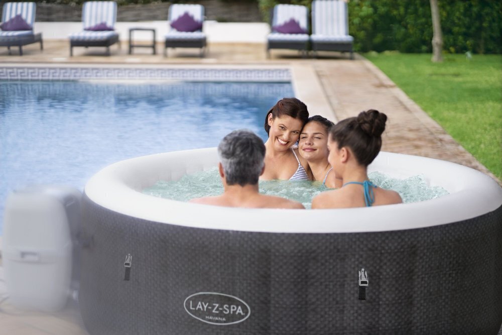 Bestway džakuzi Lay-Z-Spa HAVANA 4 personām cena un informācija | Baseini | 220.lv