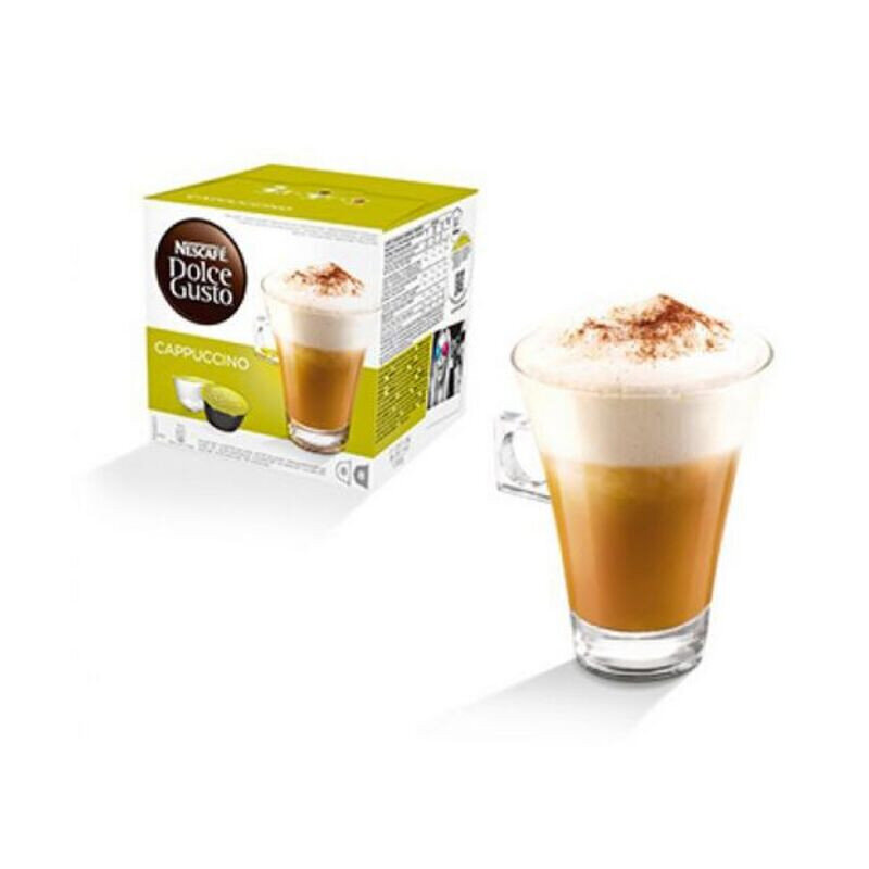 Kafijas kapsulas Nescafé Dolce Gusto 98492 Cappuccino (16 gab) cena un informācija | Kafija, kakao | 220.lv