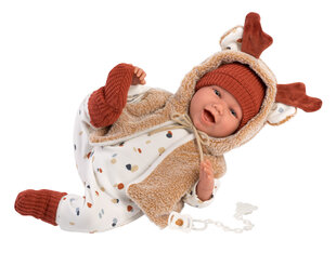 Кукла Llorens со звуками Мimo, северный олень, 42 см, 74018 цена и информация | Игрушки для девочек | 220.lv