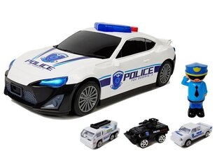 Policijas mašīna 2in1 ar mazajām mašīnām cena un informācija | Rotaļlietas zēniem | 220.lv