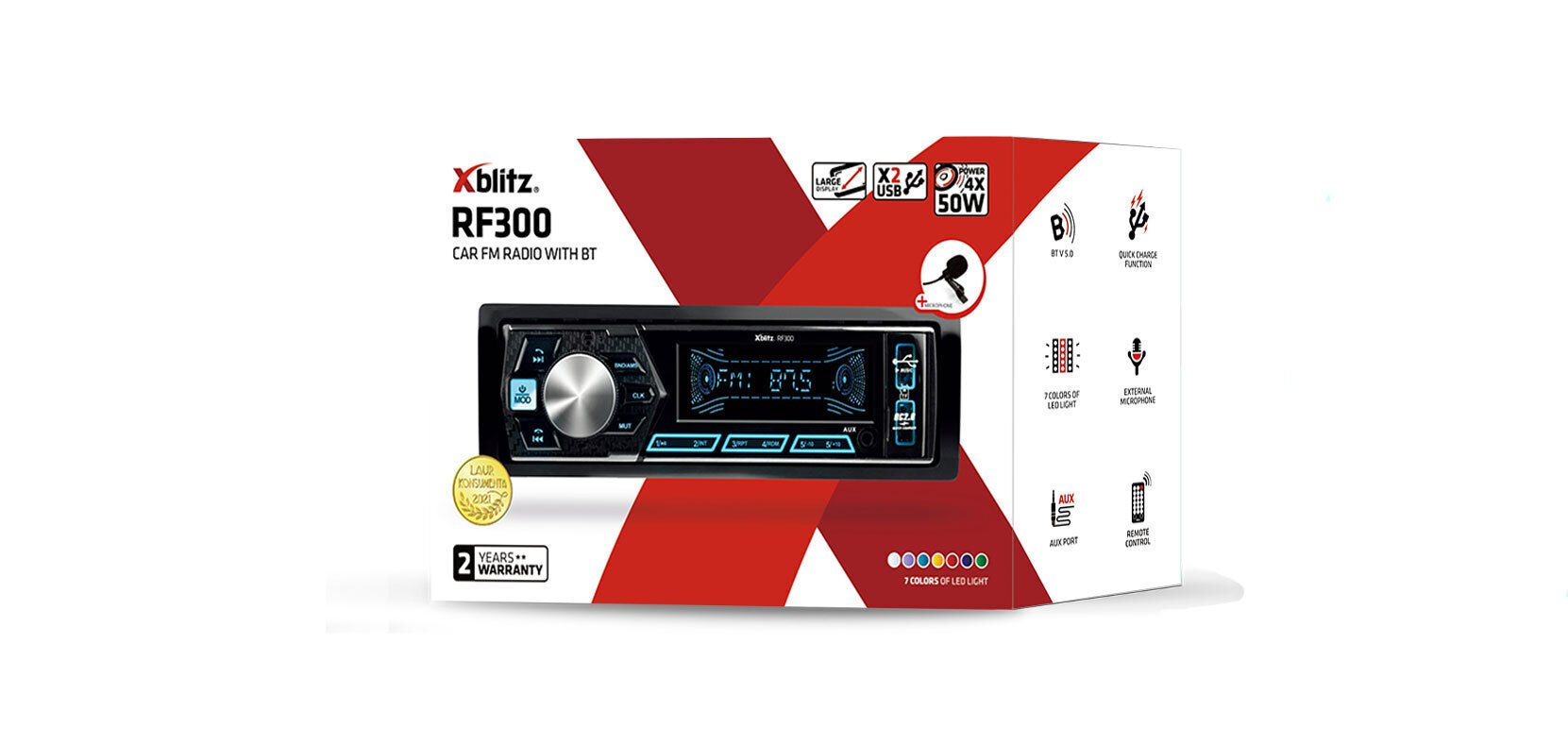 Xblitz RF300 cena un informācija | Auto magnetolas, multimedija | 220.lv