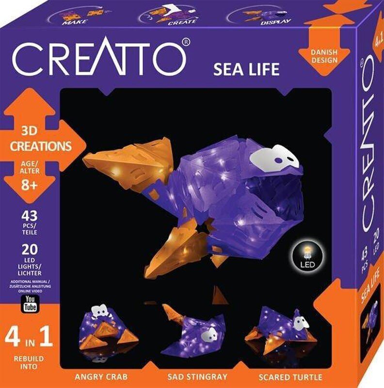 Radošais komplekts Creato Sea Life 8+ cena un informācija | Attīstošās rotaļlietas | 220.lv