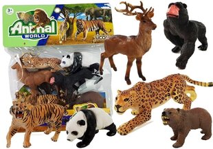 Gumijas dzīvnieku figūriņu komplekts cena un informācija | Attīstošās rotaļlietas | 220.lv