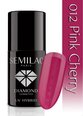 Ilgstoši noturīga hibrīda nagu laka Semilac 012 Pink Cherry, 7 ml