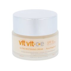 Diet Esthetic - Vit Vit C+ E Ultra Whitening Cream SPF15 - 50ml - W cena un informācija | Sejas krēmi | 220.lv