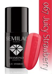 Hibrīda nagu laka Semilac 067 Juicy Strawberry, 7 ml цена и информация | Лаки для ногтей, укрепители | 220.lv