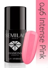 Hibrīda nagu laka Semilac 046 Intense Pink, 7 ml цена и информация | Лаки для ногтей, укрепители | 220.lv