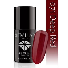 Hibrīda nagu laka Semilac 071 Deep Red, 7 ml cena un informācija | Nagu lakas, stiprinātāji | 220.lv