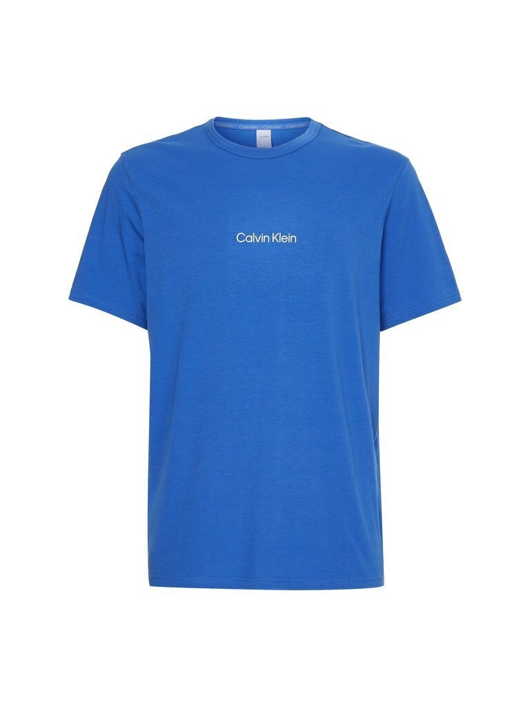 Vīriešu T-krekls Calvin Klein S/S CREW NECK, zils 000NM2170E C6M 42833 cena un informācija | Vīriešu T-krekli | 220.lv