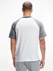 Мужская футболка Tommy Hilfiger T-SHIRT CN SS TEE LOGO, белая/серая UM0UM02351 P4A 43879 цена и информация | Мужские футболки | 220.lv