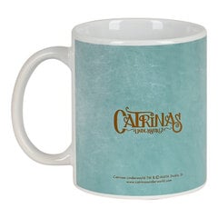 Керамическая кружка Mug Catrinas Claire, noelia y lila, синяя (350 мл) цена и информация | Стаканы, фужеры, кувшины | 220.lv