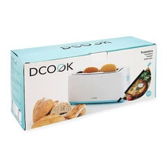 Тостер Dcook 800Вт, белый цена и информация | Тостеры для еды | 220.lv